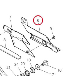 Glissiere 44713011A — réf. 44713011A | Ducati Store