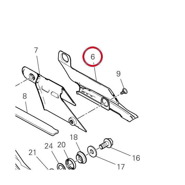 Glissiere 44713011A — réf. 44713011A | Ducati Store