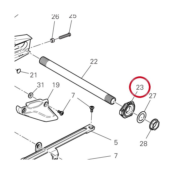 Patin de glissement — réf. 37311061BA | Ducati Store