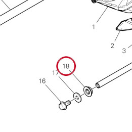 Entretoise 71316271AA — réf. 71316271AA | Ducati Store