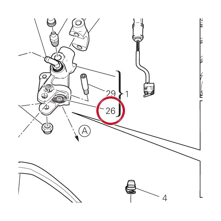 Pare poussiere 61241241A — réf. 61241241A | Ducati Store