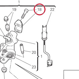 Cavalier pompe frein — réf. 62641131A | Ducati Store