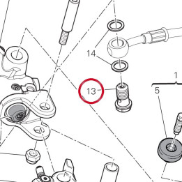 Vis fixation tuyau frein — réf. 77914151A | Ducati Store