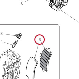 Jeu plaquettes frein avant — réf. 61341731A | Ducati Store