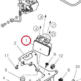Centrale Abs 939V0042A — réf. 939V0042A | Ducati Store