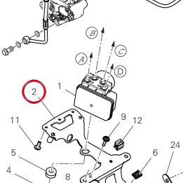 Support centrale cdi — réf. 8302P412B | Ducati Store