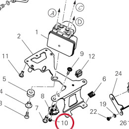 Écrou autobloquant 74941501A — réf. 74941501A | Ducati Store