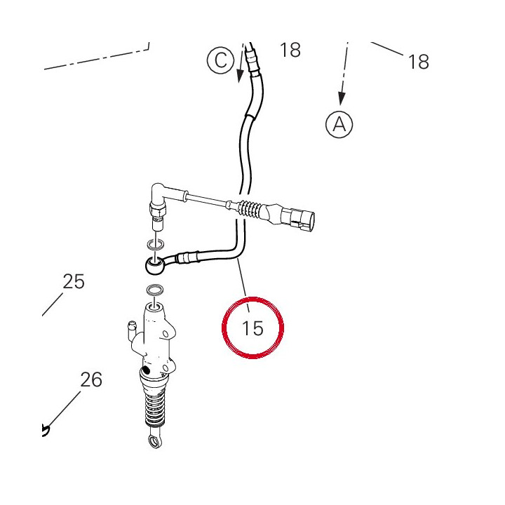 Durite maître cylindre — réf. 61912411A | Ducati Store