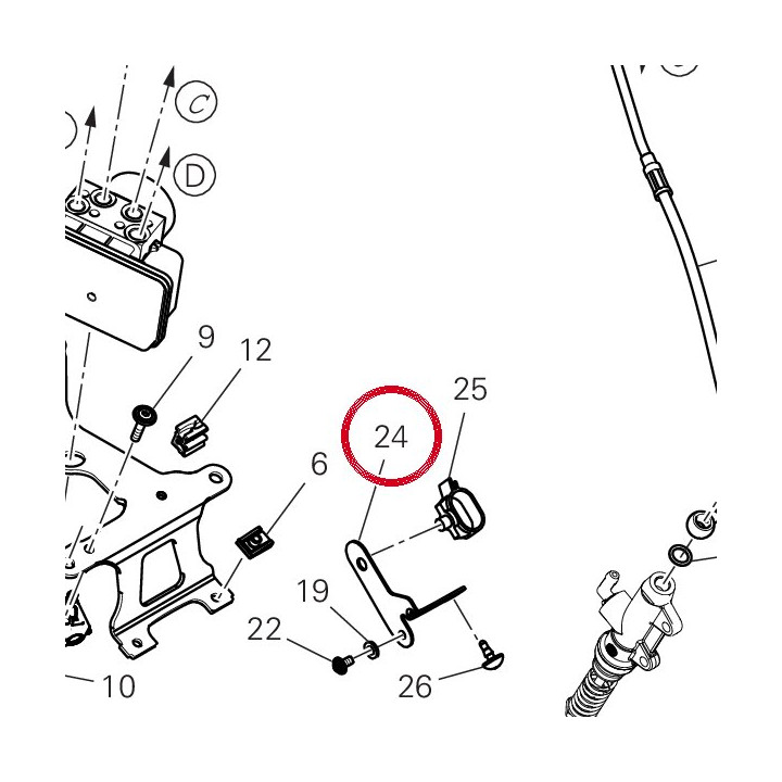 Plaquette 8301Q071AA — réf. 8301Q071AA | Ducati Store