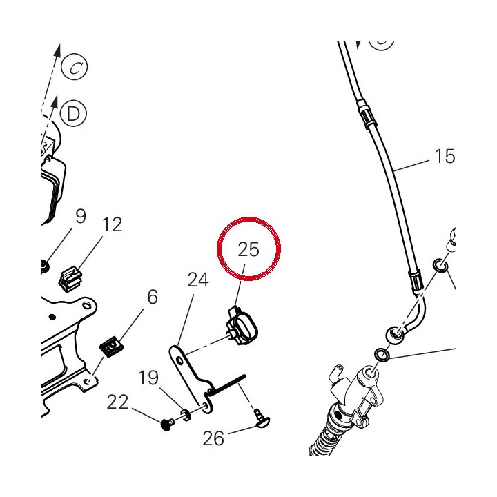 Passe-Tube 75840591A — réf. 75840591A | Ducati Store