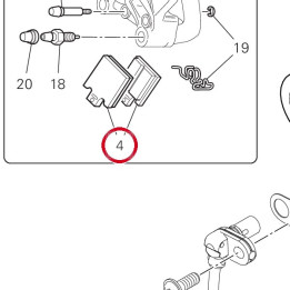 Jeu plaquettes frein — réf. 61341891A | Ducati Store