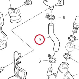 Tuyau huile 87712631A — réf. 87712631A | Ducati Store