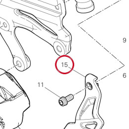 Support réservoir 8291S531A — réf. 8291S531A | Ducati Store