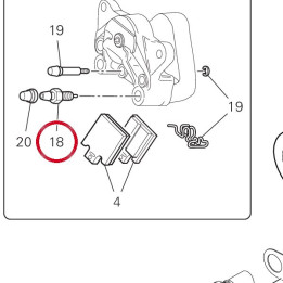 Vis pour vidange étrier — réf. 63140161A | Ducati Store