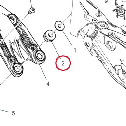 Caoutchouc 76412501A — réf. 76412501A | Ducati Store