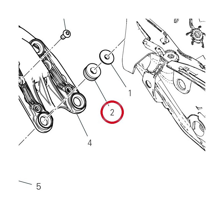 Caoutchouc 76412501A — réf. 76412501A | Ducati Store