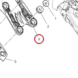 Porte-Plaque supérieur — réf. 56116502A | Ducati Store