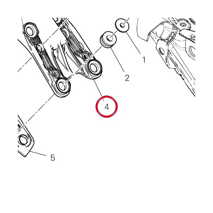 Porte-Plaque supérieur — réf. 56116502A | Ducati Store