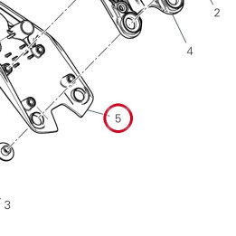 Porte-Plaque inférieur — réf. 56116511A | Ducati Store