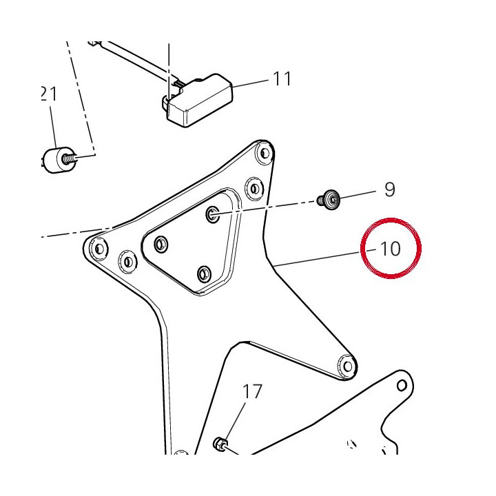 Porte-Balai 56113392A — réf. 56113392A | Ducati Store