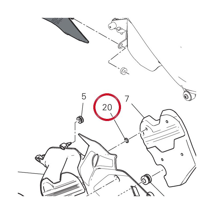 Jonc 85040521A — réf. 85040521A | Ducati Store