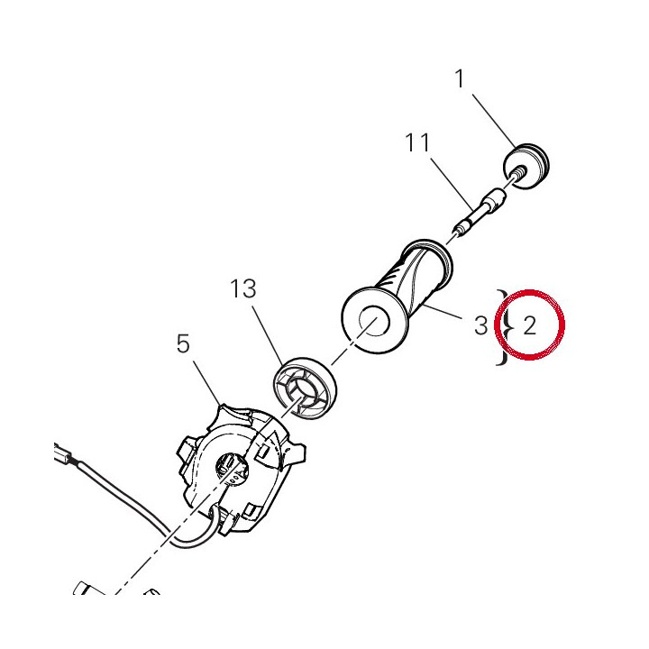 Contrôle gaz (ensemble) — réf. 66020101C | Ducati Store