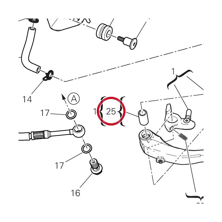 Levier embrayage 63140631A — réf. 63140631A | Ducati Store