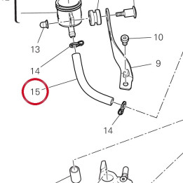 Tuyau 93310921A — réf. 93310921A | Ducati Store