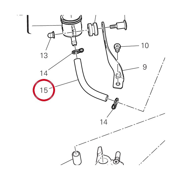 Tuyau 93310921A — réf. 93310921A | Ducati Store