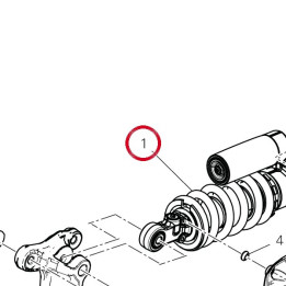 Amortisseur arrière — réf. 36522792A | Ducati Store