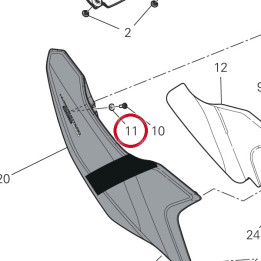 Entretoise 71611441B — réf. 71611441B | Ducati Store