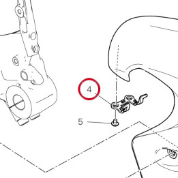 Passe-Tube 8301R611A — réf. 8301R611A | Ducati Store