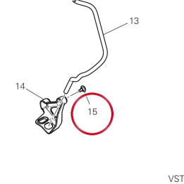 Vis tceif M5X9 77214411AA — réf. 77214411AA | Ducati Store