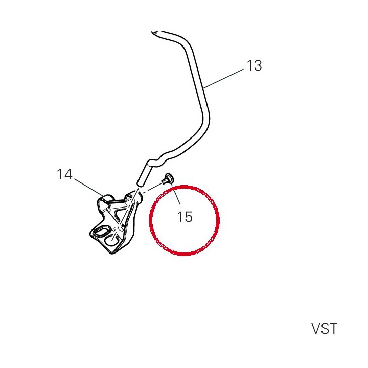 Vis tceif M5X9 77214411AA — réf. 77214411AA | Ducati Store