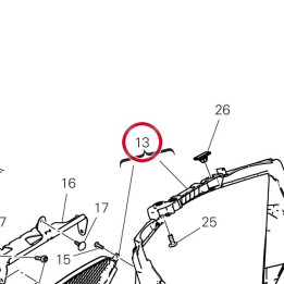 Support radiateur eau — réf. 4842C881B | Ducati Store