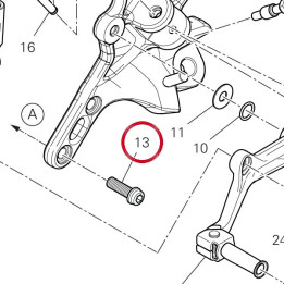 Vis tceif M8X25 77157258C — réf. 77157258C | Ducati Store