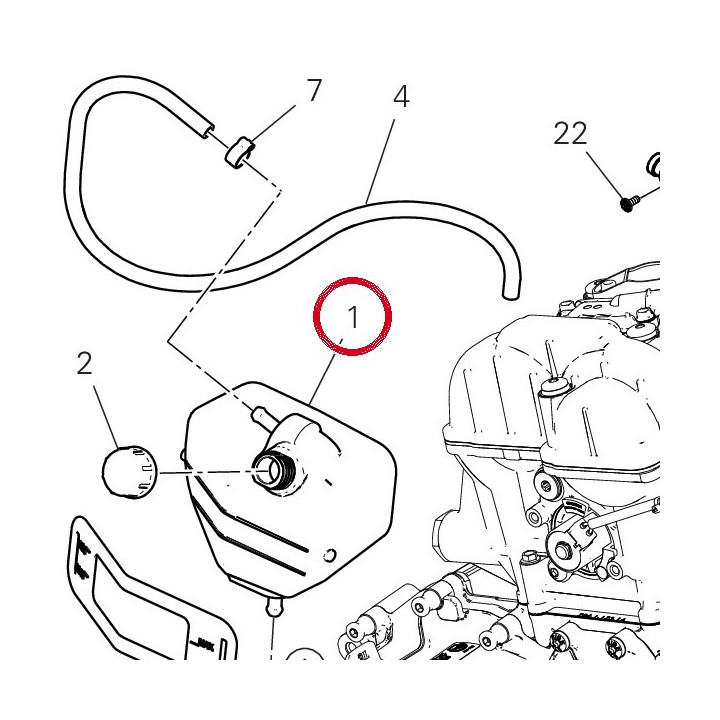 Vase expansion 58511571A — réf. 58511571A | Ducati Store