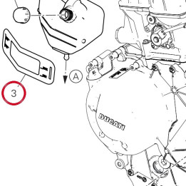 Support réservoir eau — réf. 86614111A | Ducati Store