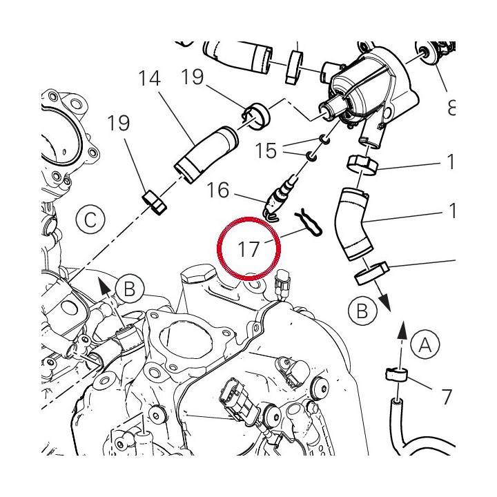 Ressort 79915581A — réf. 79915581A | Ducati Store
