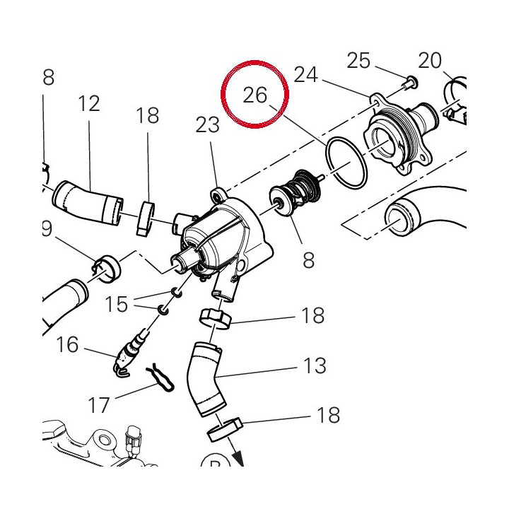 Joint torique 88643671A — réf. 88643671A | Ducati Store