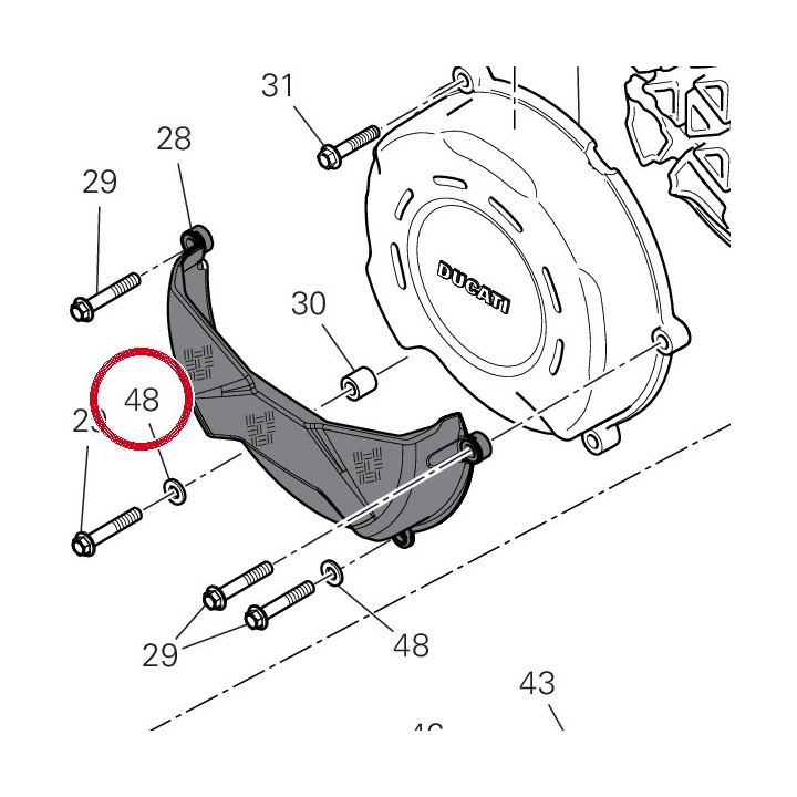 Rosette 85213661AA — réf. 85213661AA | Ducati Store