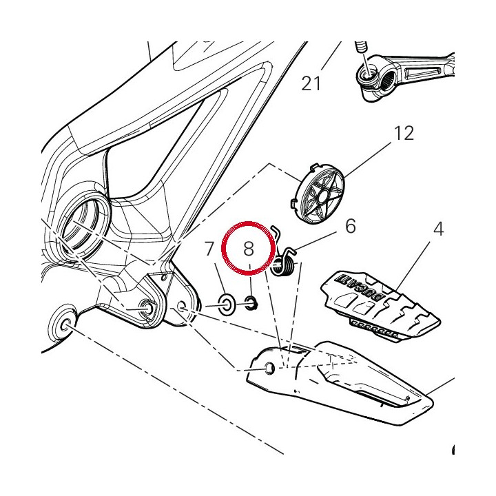 Circlip 88450441A — réf. 88450441A | Ducati Store