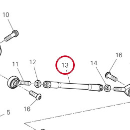 Asta rinvio cambio — réf. 11713941AA | Ducati Store