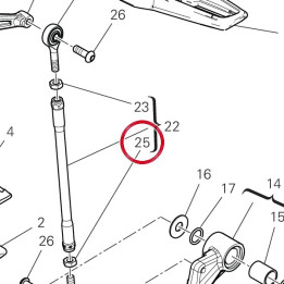Écrou filetée gauche M6 — réf. 74750011AB | Ducati Store