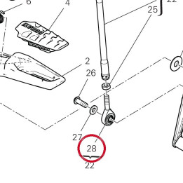 Joint à rotule gauche — réf. 84850011A | Ducati Store