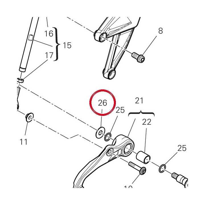 Rondelle 85211511A — réf. 85211511A | Ducati Store