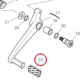 Couvre-Pedale 76410112A — réf. 76410112A | Ducati Store