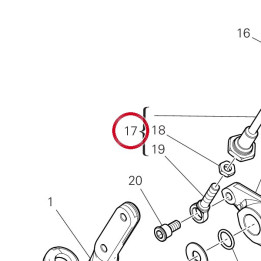 Asta rinvio freno — réf. 11724002AA | Ducati Store