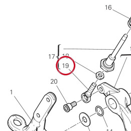 Fourche 18410241AA — réf. 18410241AA | Ducati Store