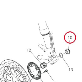 Ecrou 74811301AA — réf. 74811301AA | Ducati Store